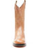 Old West Little Girls' Corona Calfskin Western Boots - Round Toe, Tan, hi-res