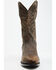 Image #4 - El Dorado Men's Bison Western Boots - Medium Toe , Chocolate, hi-res