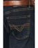 Image #4 - Rock & Roll Denim Men's Dark Wash Double Barrel Relaxed Straight Reflex Stretch Denim Jeans, Dark Wash, hi-res