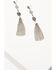 Image #1 - Idyllwind Women's Maudina Fringe Drop Earrings, Silver, hi-res