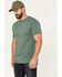 Brixton Men's Crest II Logo Graphic T-Shirt , Green, hi-res