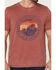 Flag & Anthem Men's Bear Mountain Summit Burnout Graphic T-Shirt , Red, hi-res