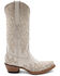 Image #2 - Ferrini Women's Starlight Western Boots - Snip Toe , White, hi-res