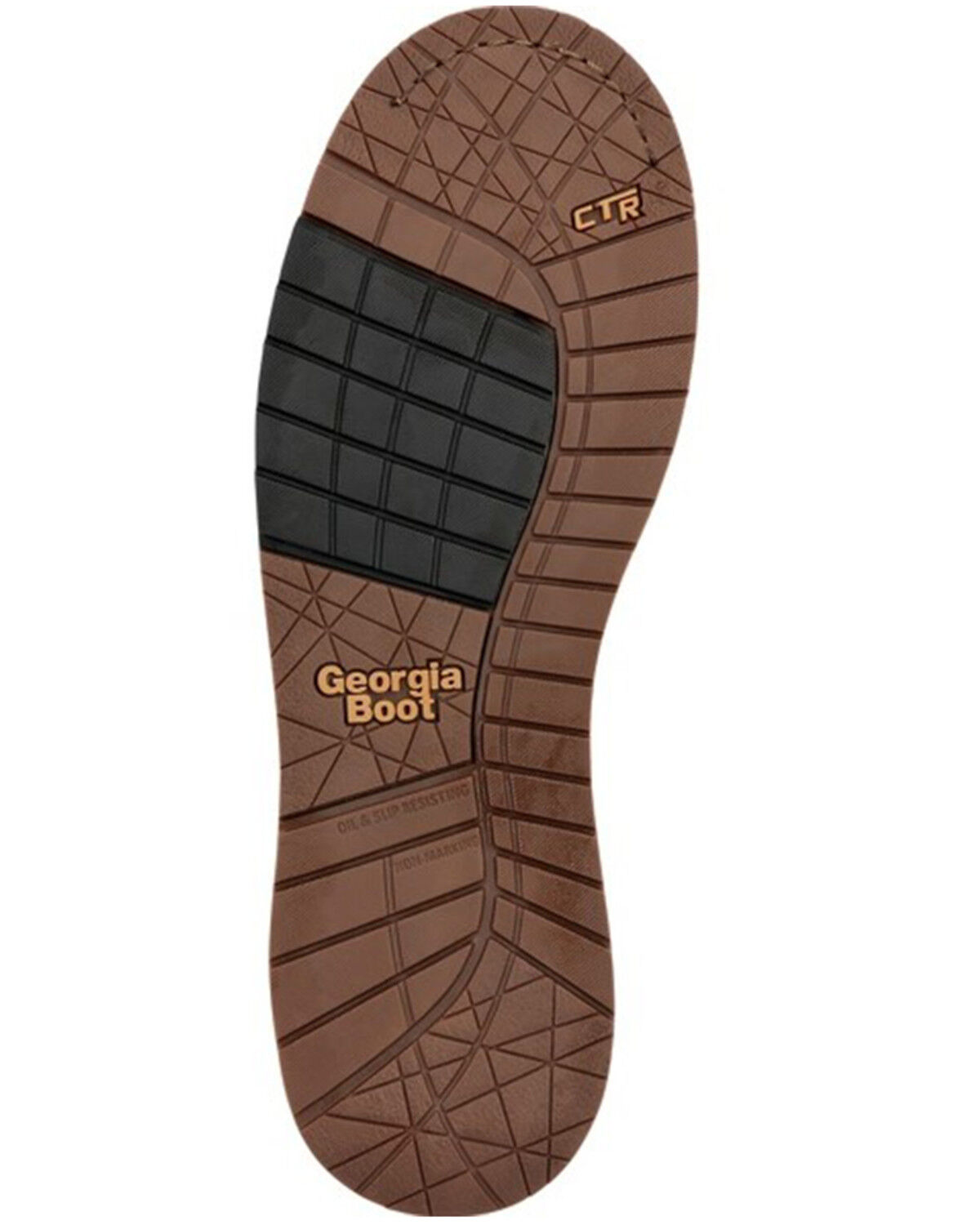 Image #7 - Georgia Boot Men's AMP LT Wedge Chelsea Romeo Work Boot - Round Toe, Brown, hi-res