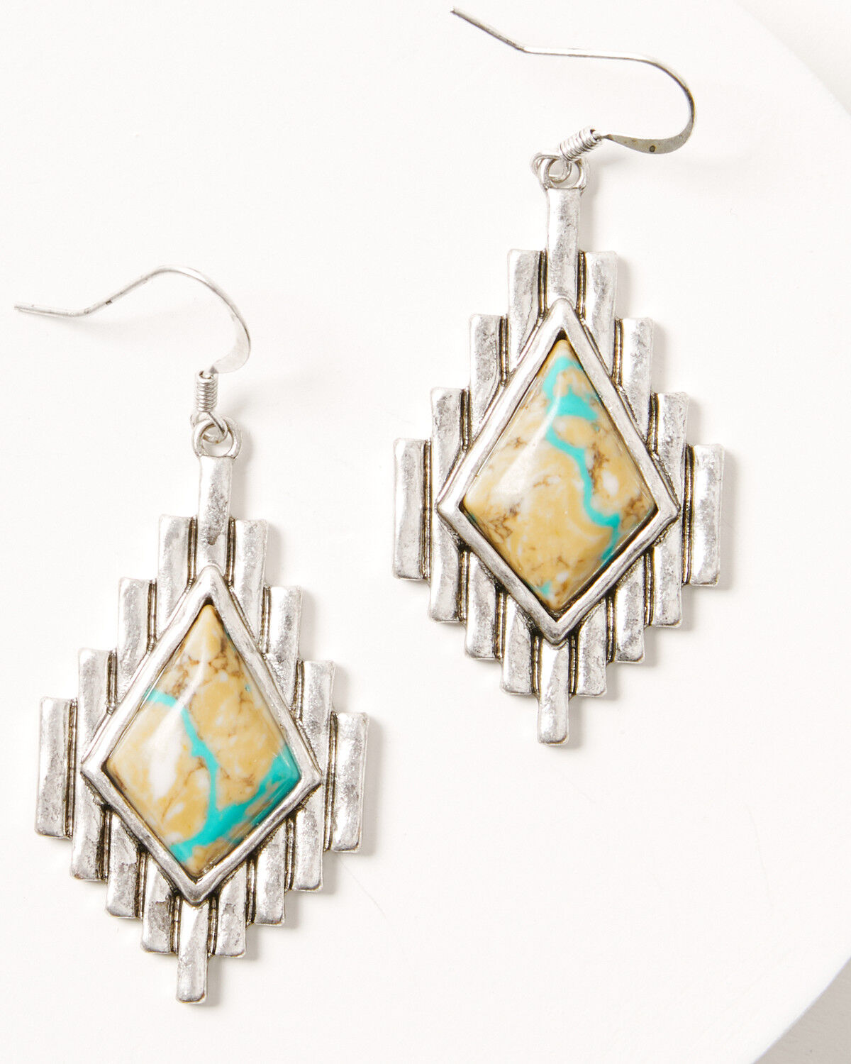Image #1 - Shyanne Women's Sedona Sky Southwestern Earrings, Silver, hi-res