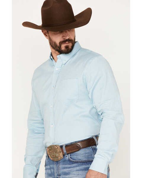 Image #2 - Cody James Men's Glacier Button Down Western Shirt , Blue, hi-res