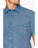 Image #4 - Rock & Roll Denim Men's Crinkle Washed Poplin Short Sleeve Western Shirt, , hi-res