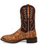 Image #3 - Dan Post Leon Exotic Caiman Western Boots - Broad Square Toe, Brass, hi-res