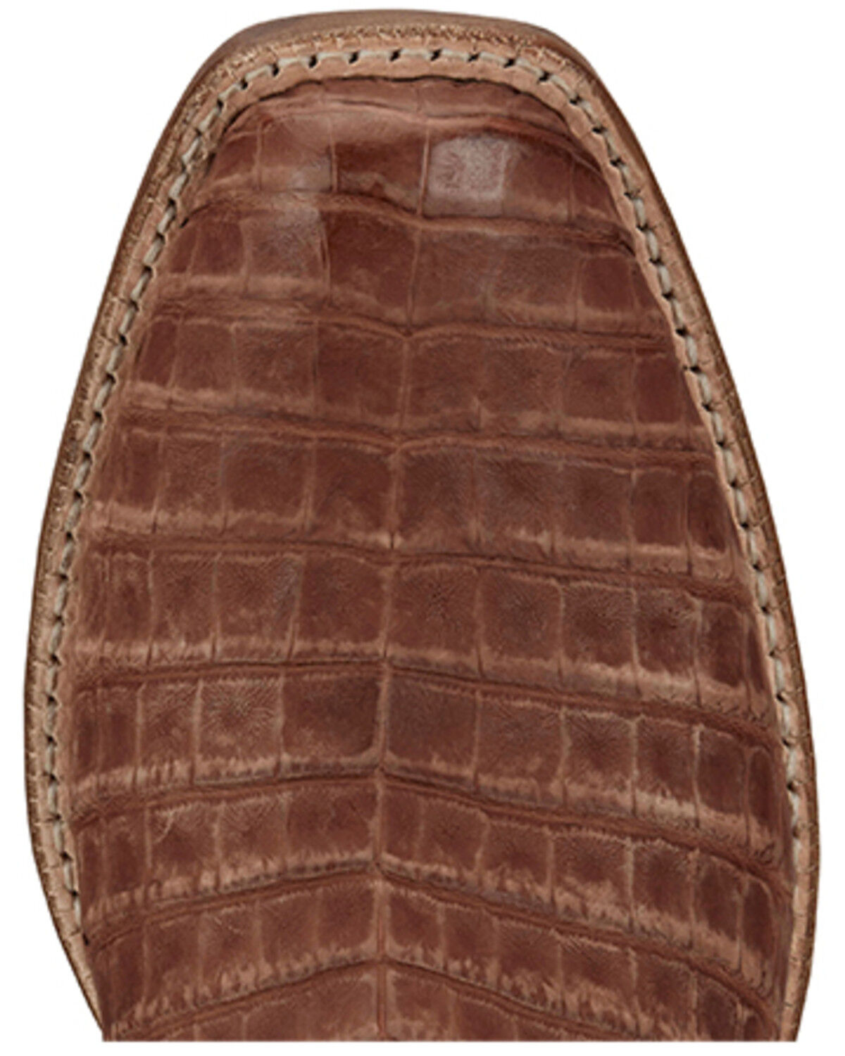 Image #6 - Tony Lama Men's Buffed Exotic Caiman Western Boots - Broad Square Toe, Tan, hi-res