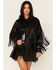 Image #1 - Sadie & Sage Women's Wild West Fringe Vegan Shacket, , hi-res