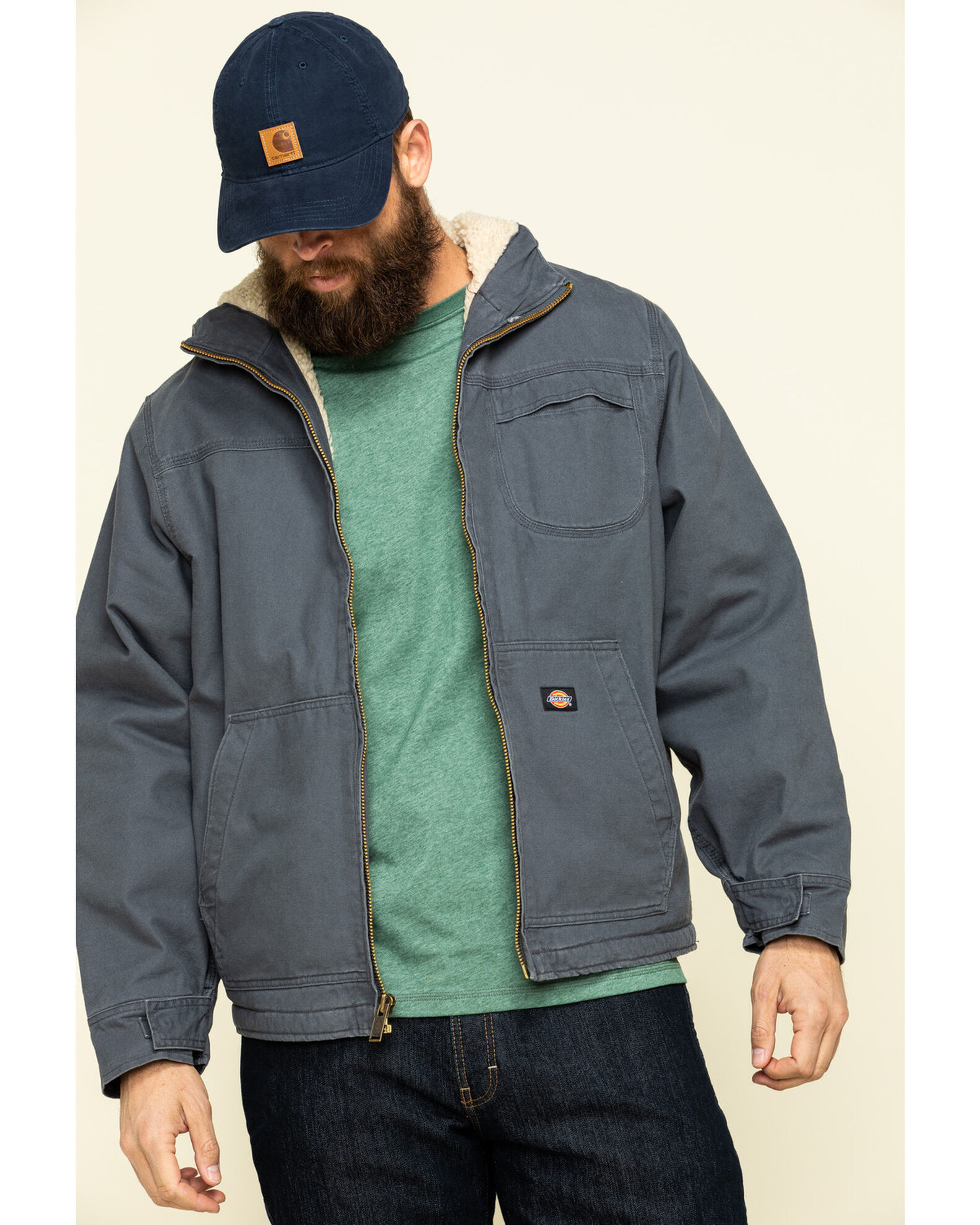 Dickies Hooded Sherpa Lined Work Jacket Sheplers