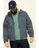 Image #1 - Dickies Hooded Sherpa Lined Work Jacket, Charcoal, hi-res