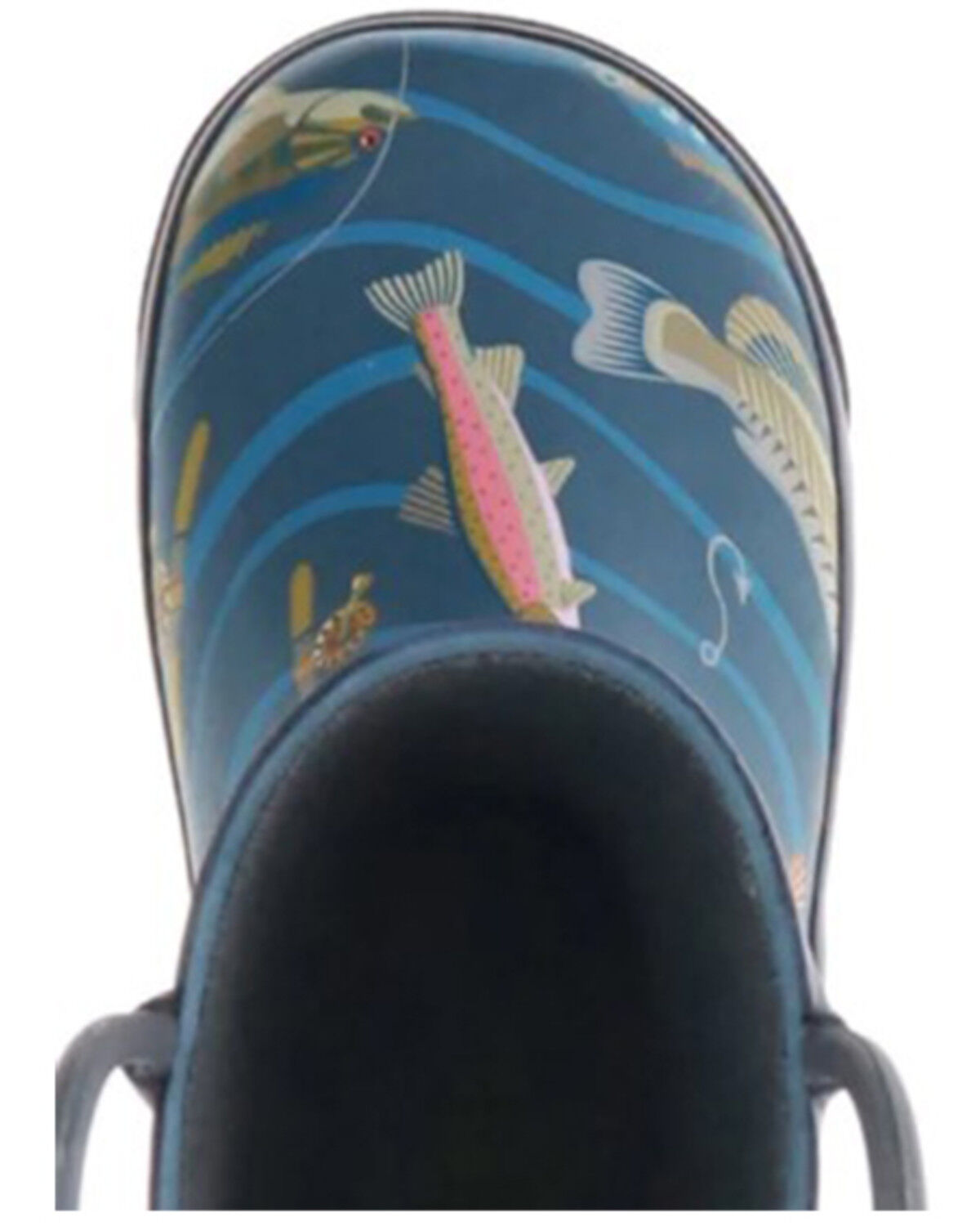 Image #6 - Western Chief Boys' Gone Fish'n Rain Boots, Navy, hi-res