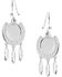 Image #2 - Montana Silversmiths Women's Catching Luck Horseshoe Earrings , Silver, hi-res