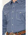 Image #3 - Wrangler 20X Men's Advanced Comfort Geo Print Long Sleeve Snap Western Shirt, Navy, hi-res