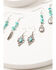 Image #3 - Shyanne Women's Night Dreamer 6-Piece Teardrop Earrings Set, Silver, hi-res