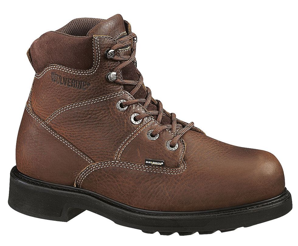 Wolverine Tremor 6" Slip-Resistant Work Boots, Brown, hi-res