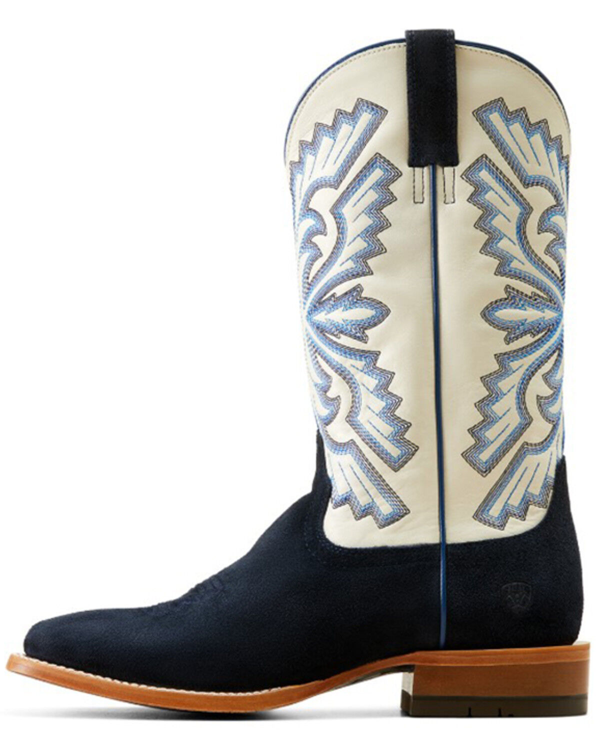 Image #2 - Ariat Men's Sting Roughout Western Boots - Broad Square Toe, Blue, hi-res