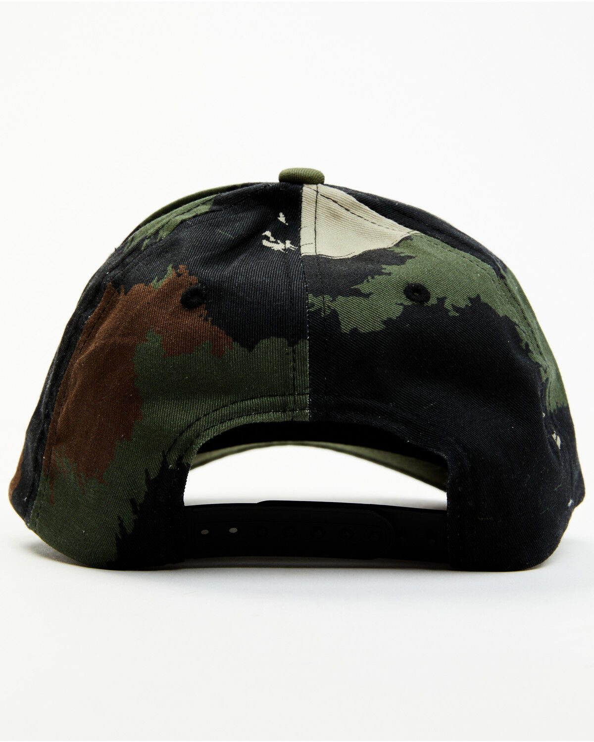 Image #3 - Brixton Men's Linwood Camo Print Ball Cap, Olive, hi-res