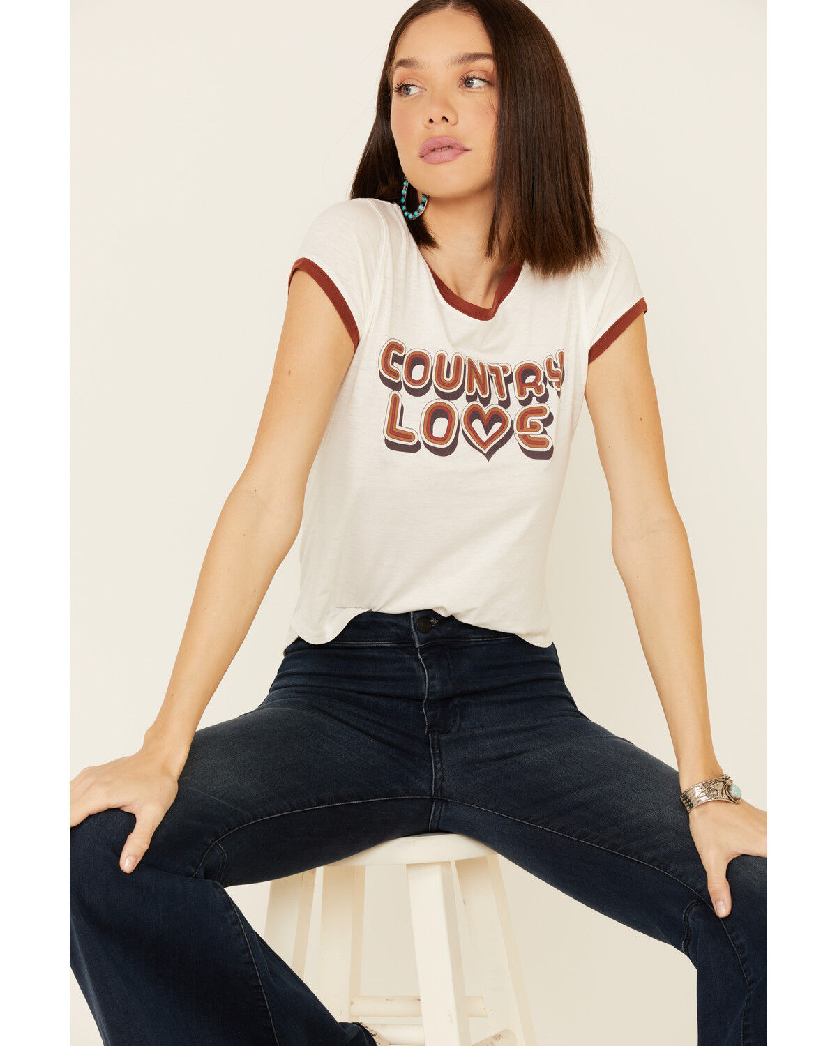 love is ringer tee