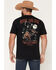 Image #1 - Riot Society Men's Ride Or Die Short Sleeve Graphic T-Shirt, Black, hi-res