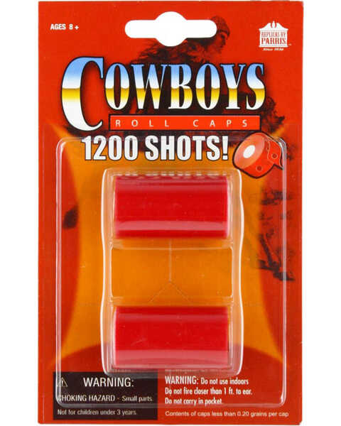 Parris Cowboy 1200 Round Roll Caps, No Color, hi-res