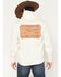 Image #1 - Ariat Men's Logo Shield Steerhead Graphic Hooded Sweatshirt, Oatmeal, hi-res