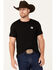 Image #3 - Cinch Men's Boot Barn Exclusive Pioneers and Patriots Short Sleeve Graphic T-Shirt, Black, hi-res