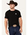 Image #3 - Cinch Men's Boot Barn Exclusive Pioneers and Patriots Short Sleeve Graphic T-Shirt , Black, hi-res