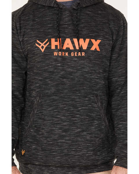 Image #3 - Hawx Men's Graphic Slub Pullover Hooded Work Sweatshirt, Black, hi-res