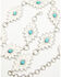 Image #2 - Shyanne Women's Celeste Southwestern Motif Chain Belt, Silver, hi-res