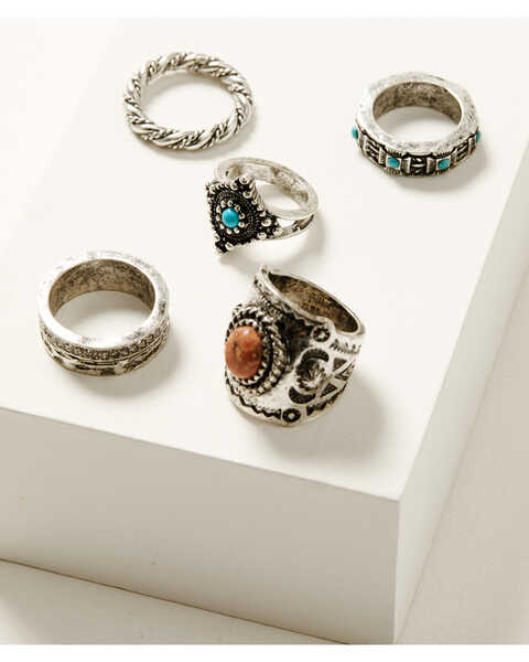 Image #1 - Idyllwind Women's Lachlan Ring Set, Silver, hi-res