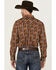 Image #4 - Cody James Men's Row Boat Southwestern Print Long Sleeve Snap Western Shirt , Red, hi-res