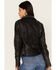 Image #4 - Mauritius Women's Christy Scatter Star Leather Jacket , Black/blue, hi-res
