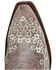 Corral Girls' Crater Bone Embroidered Western Boot - Snip Toe, Brown, hi-res