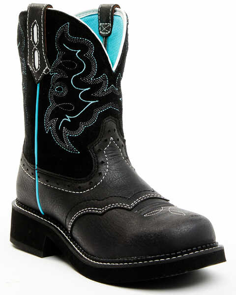 Image #1 - Shyanne Women's Fillies Rainie Western Boots - Round toe, Black, hi-res