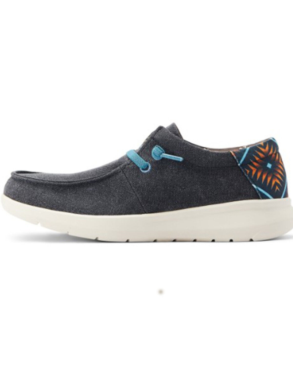 Image #2 - Ariat Men's Hilo 2.0 Stretch Western Casual Shoes - Moc Toe, Dark Blue, hi-res