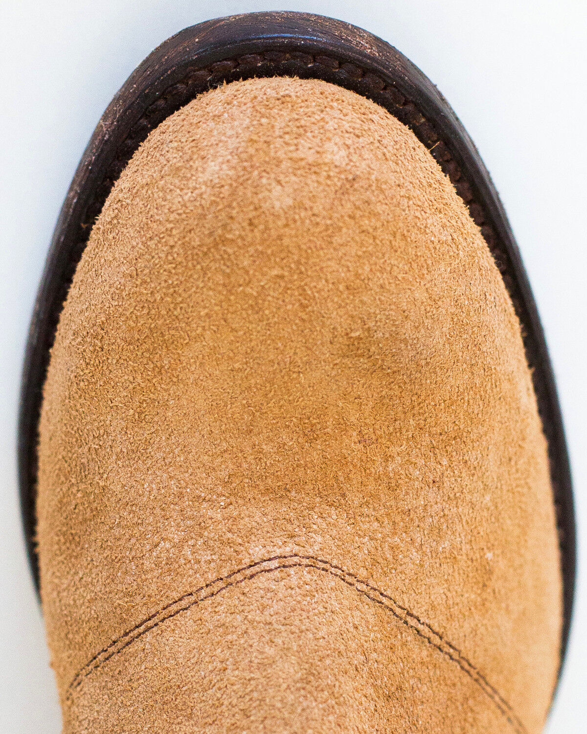 Image #6 - Miss Macie Women's Katie Jo Suede Booties - Round Toe, Cream, hi-res