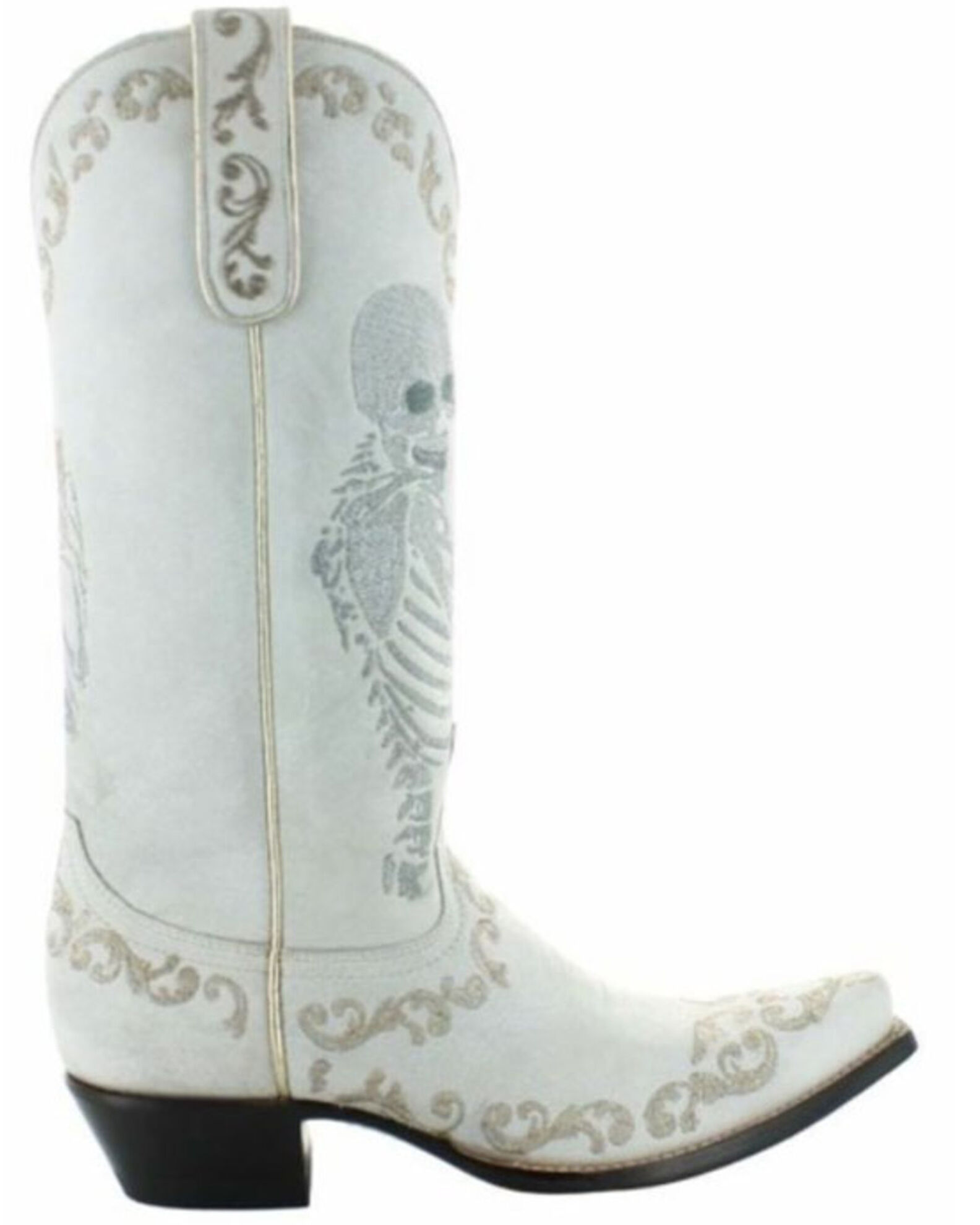 Image #2 - Yippee Ki Yay Women's Selfie Western Boots - Snip Toe, White, hi-res