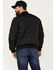 Brixton Men's Dillinger Quilted Bomber Jacket, Black, hi-res