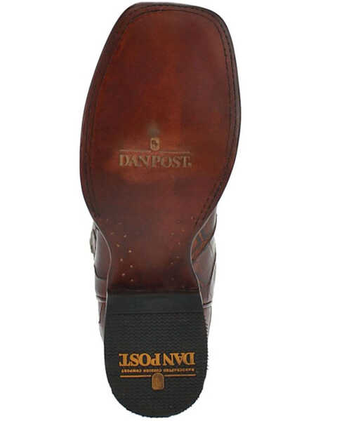 Image #7 - Dan Post Men's Akers Western Boots - Broad Square Toe, Cognac, hi-res