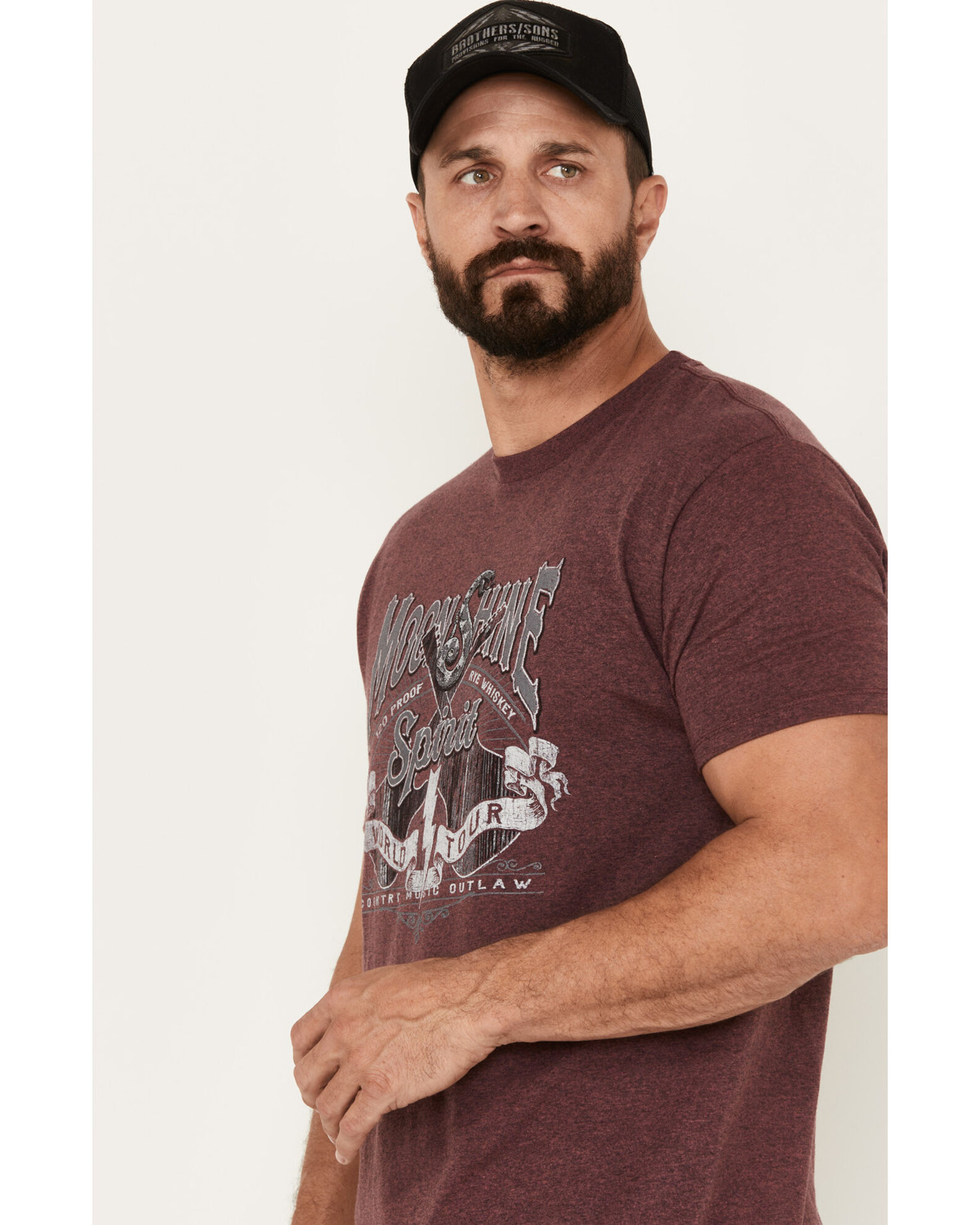 Image #2 - Moonshine Spirit Men's World Tour Short Sleeve Graphic T-Shirt, Purple, hi-res