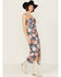 Image #2 - Driftwood Women's Floral Sweetheart Masquerade Noir Midi Dress, Black, hi-res