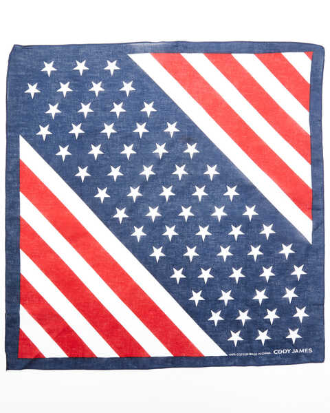 Image #2 - Cody James Men's American Flag Bandana, Multi, hi-res