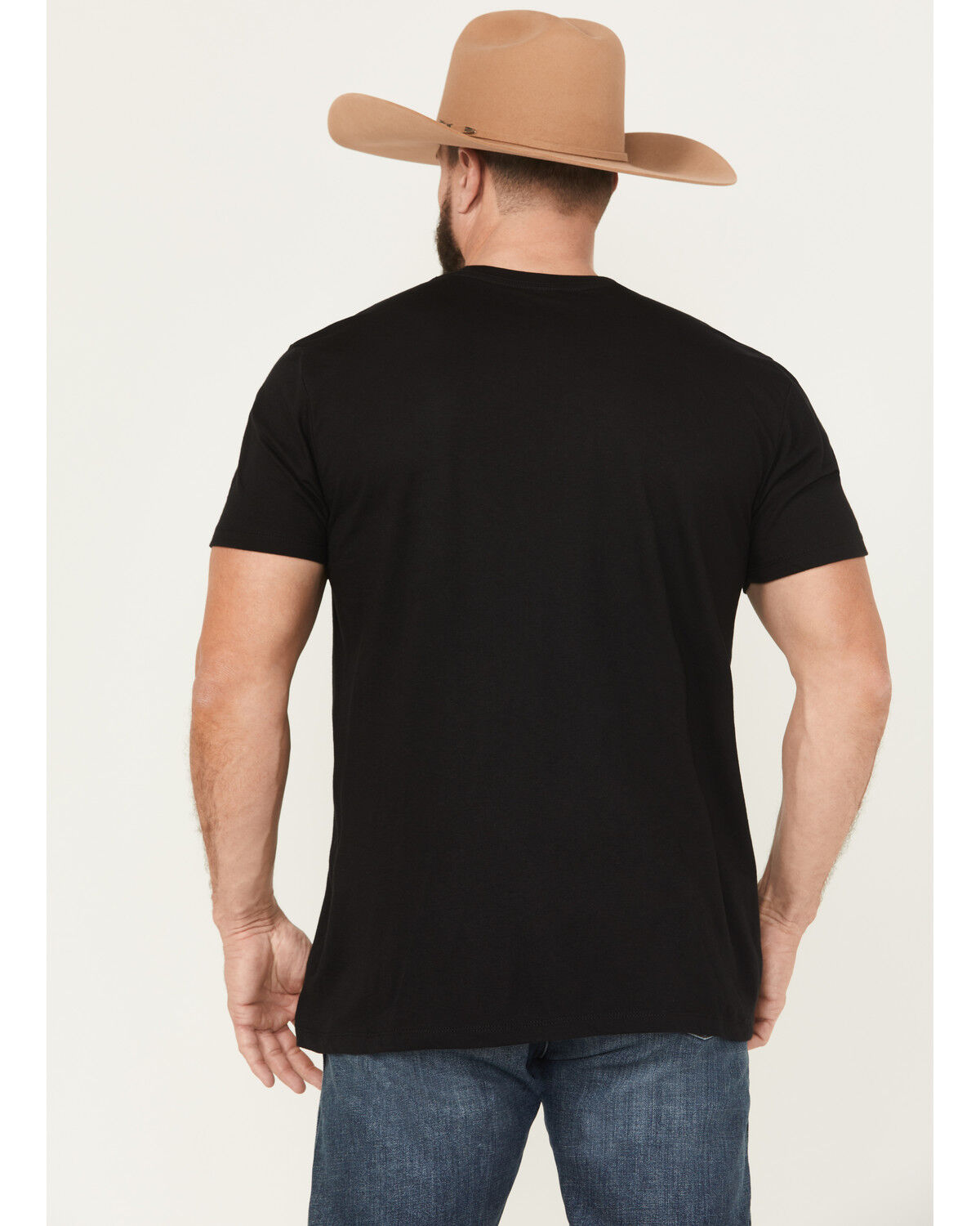 Image #4 - Cinch Men's Country Cowboy Short Sleeve Graphic T-Shirt, Black, hi-res