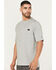 Image #2 - Wolverine Men's Guardian Short Sleeve Work Pocket T-Shirt, Heather Grey, hi-res
