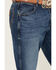 Image #2 - Wrangler Retro Men's Blakelee Medium Wash Slim Straight Stretch Denim Jeans - Tall, Medium Wash, hi-res