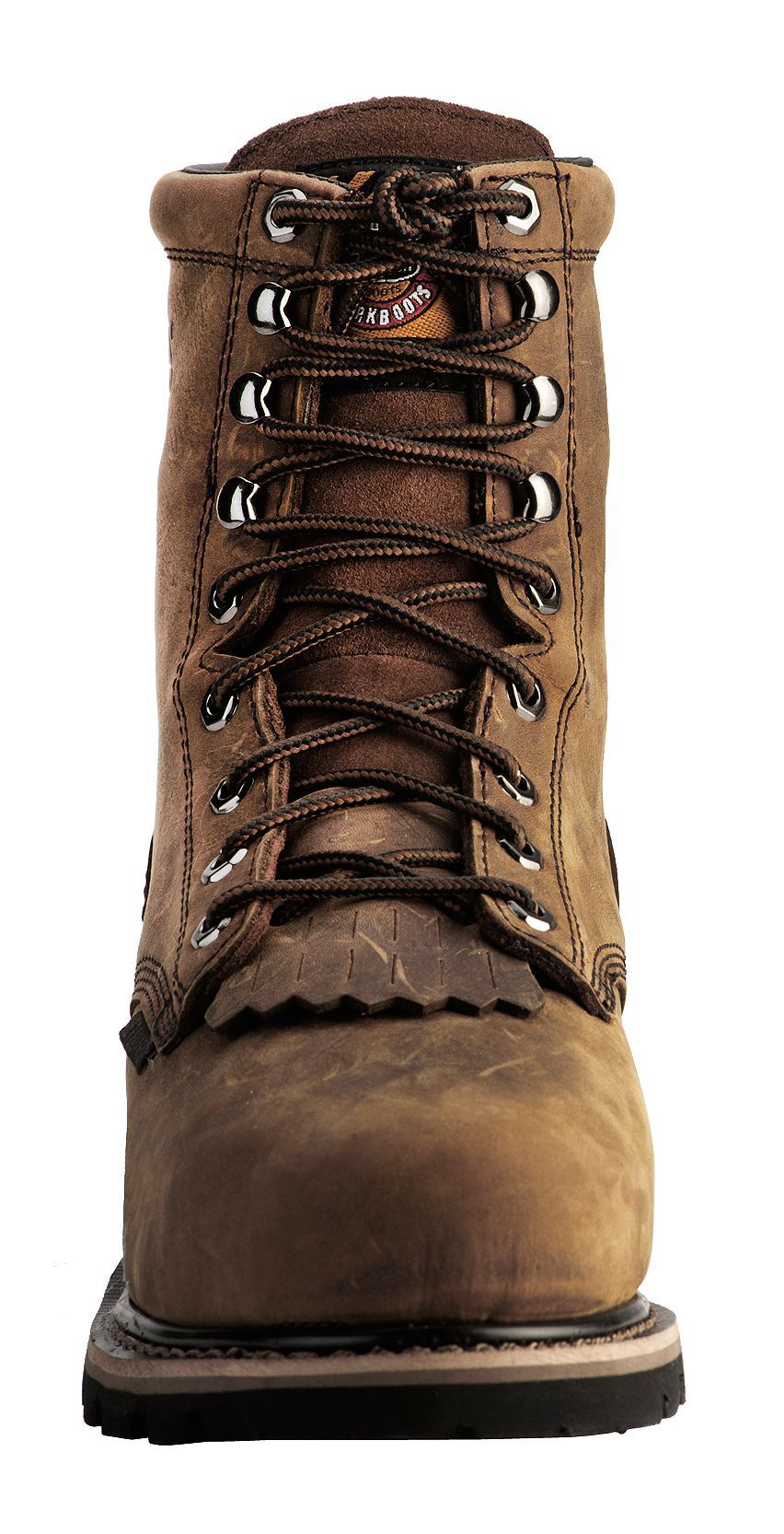 justin lace up composite toe work boots