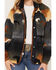 Image #3 - Wrangler Women's Hay Away Running Horse Print Snap Sherpa Jacket, Black, hi-res