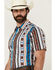 Image #2 - RANK 45&reg; Men's Dylon Southwestern Striped Print Short Sleeve Button-Down Stretch Western Shirt, Multi, hi-res